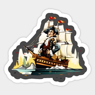 Columbus Day Sticker